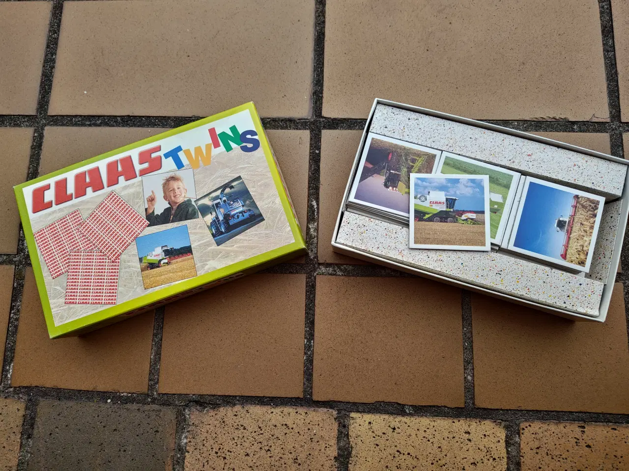 Billede 1 - Claas Twins Memory spil med Traktor og landbrug