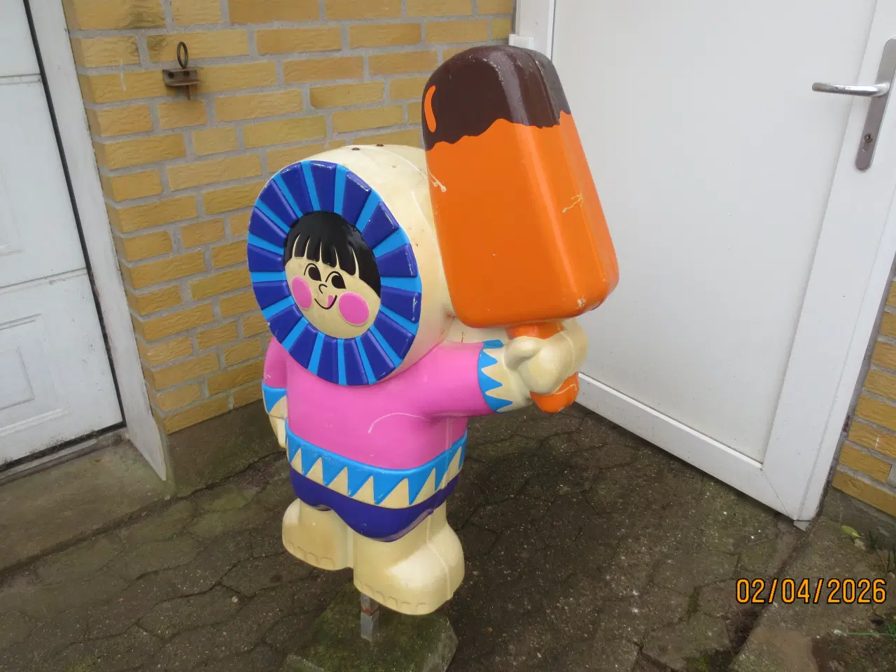 Billede 4 - 1 stk Retro IS mand i Plast