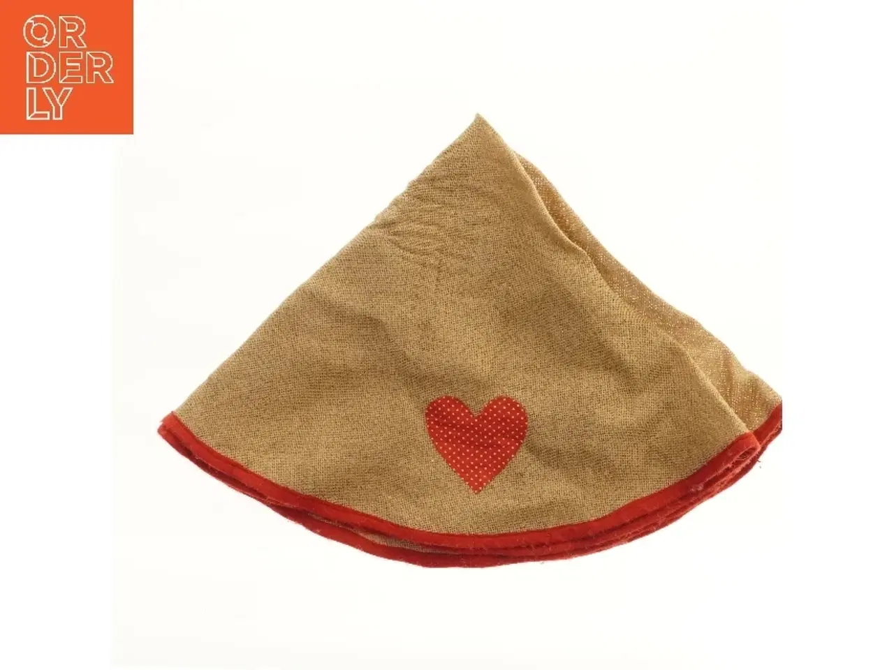 Billede 1 - Juletræstæppe med hjerte (str. Ø 98 cm)