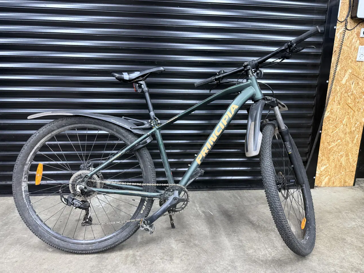 Billede 3 - PRINCIPIA MTB i mat grøn med gule detaljer