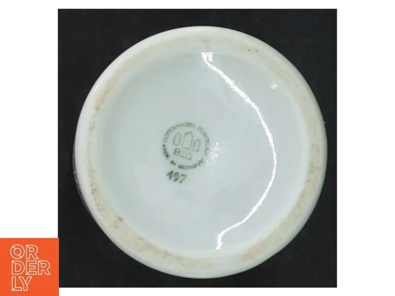 Billede 4 - Porcelænskrukke med låg fra B&G (str. H. 11,5 cm. ø. 6,5 cm)