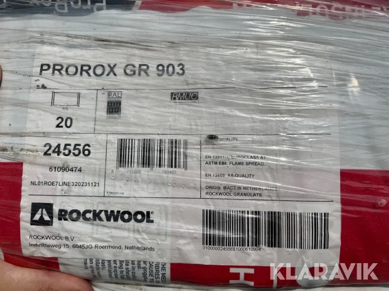 Billede 6 - Isolering/Granulat Rockwool Prorox GR 903 10 paller 120pakker