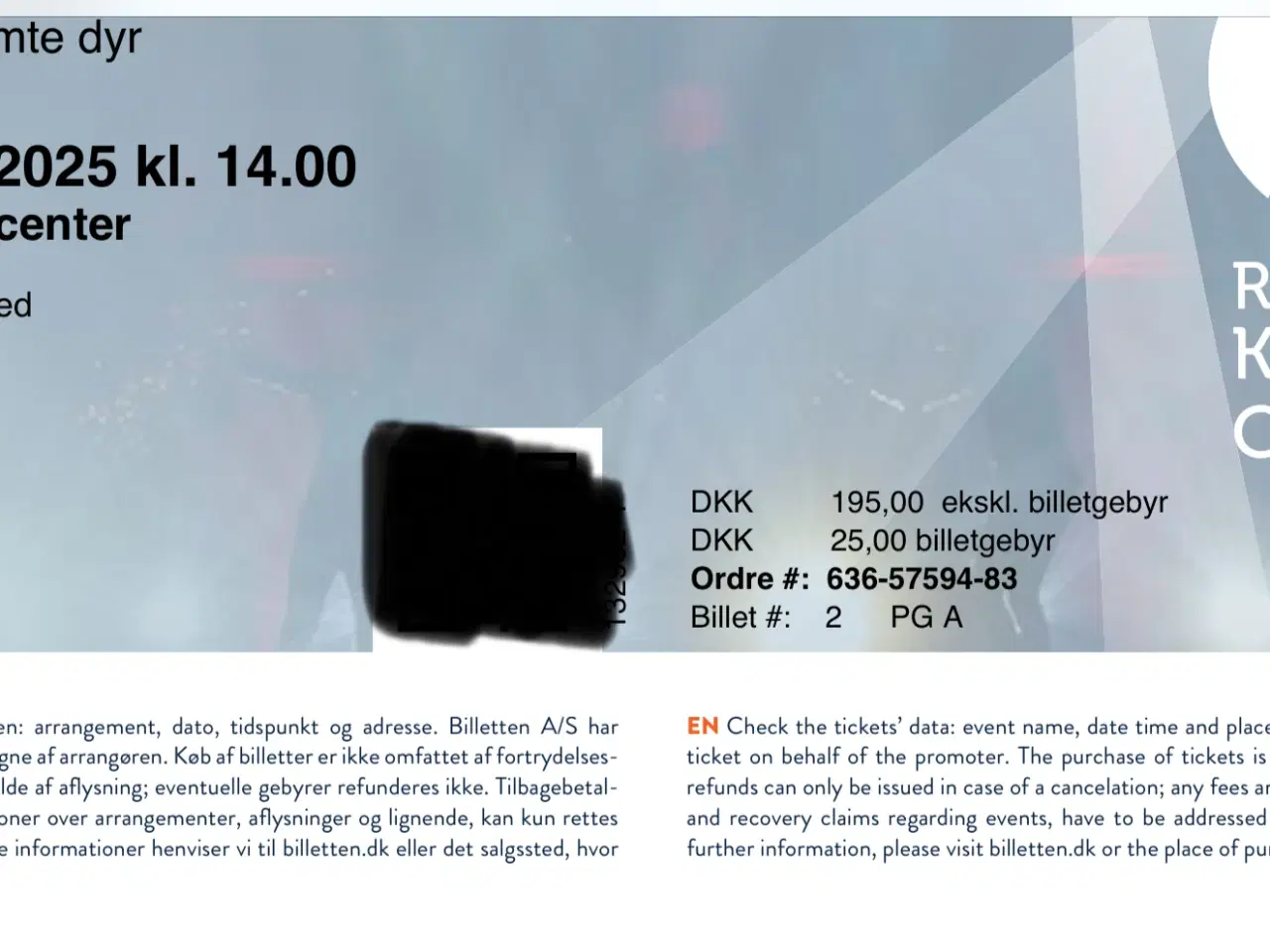 Billede 1 - Billet Sebastian Klein - Verdens mest berømte dyr