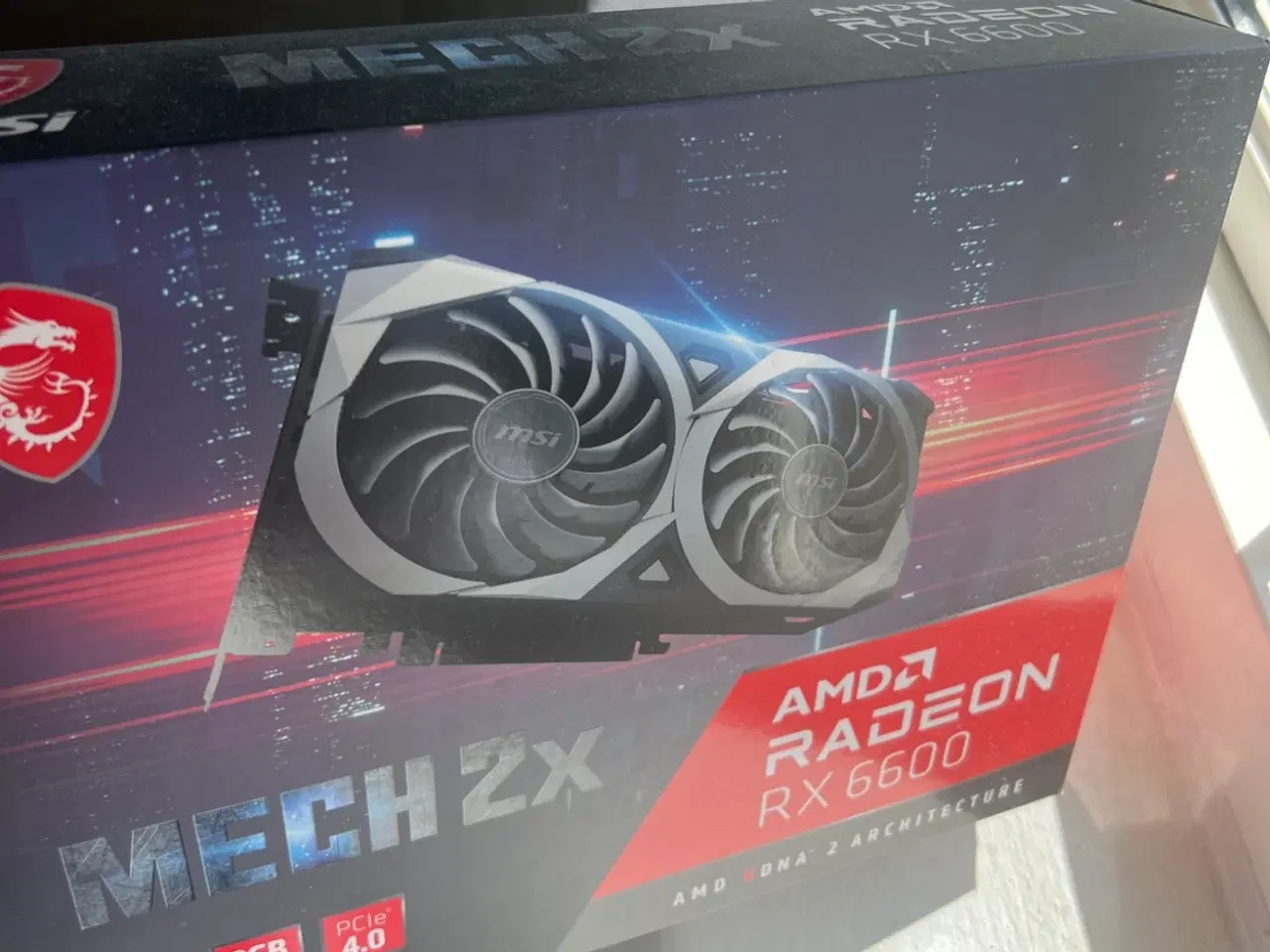 Billede 1 - AMD Rx 6600 GPU/grafikkort