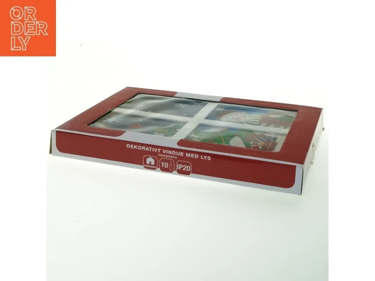 Billede 8 - Dekorativt vindue med lys fra Rohs (str. 30x22x3,5 cm)