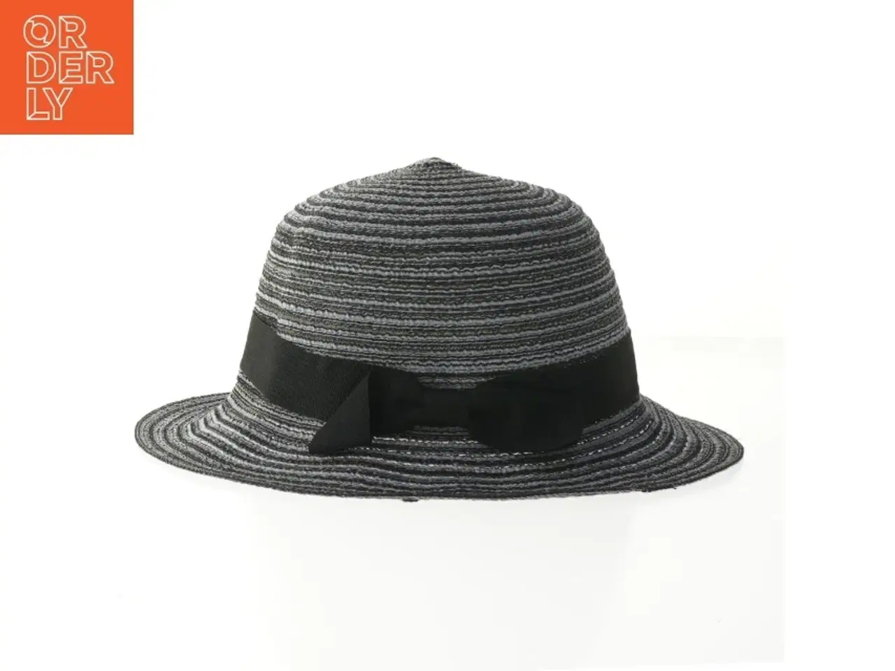 Billede 1 - Stråhat med sort bånd fra Maya (str. Ø 21 cm)
