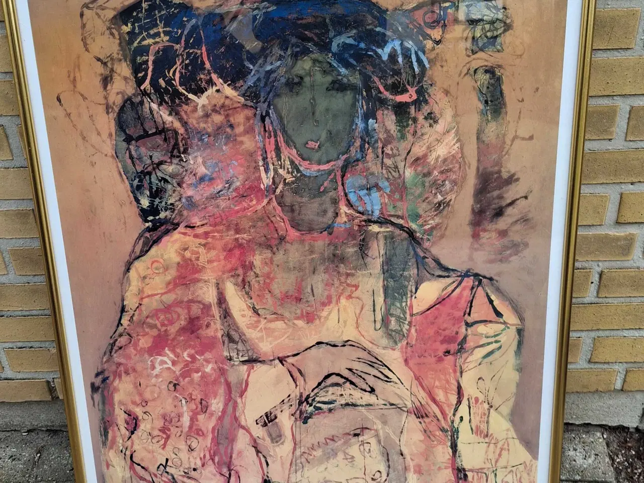 Billede 1 - Billede i fin guld ramme