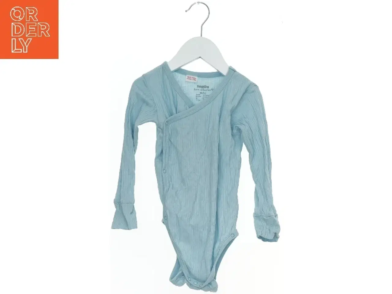 Billede 1 - Lyseblå bodystocking med lange ærmer fra Lupilu (str. 92)