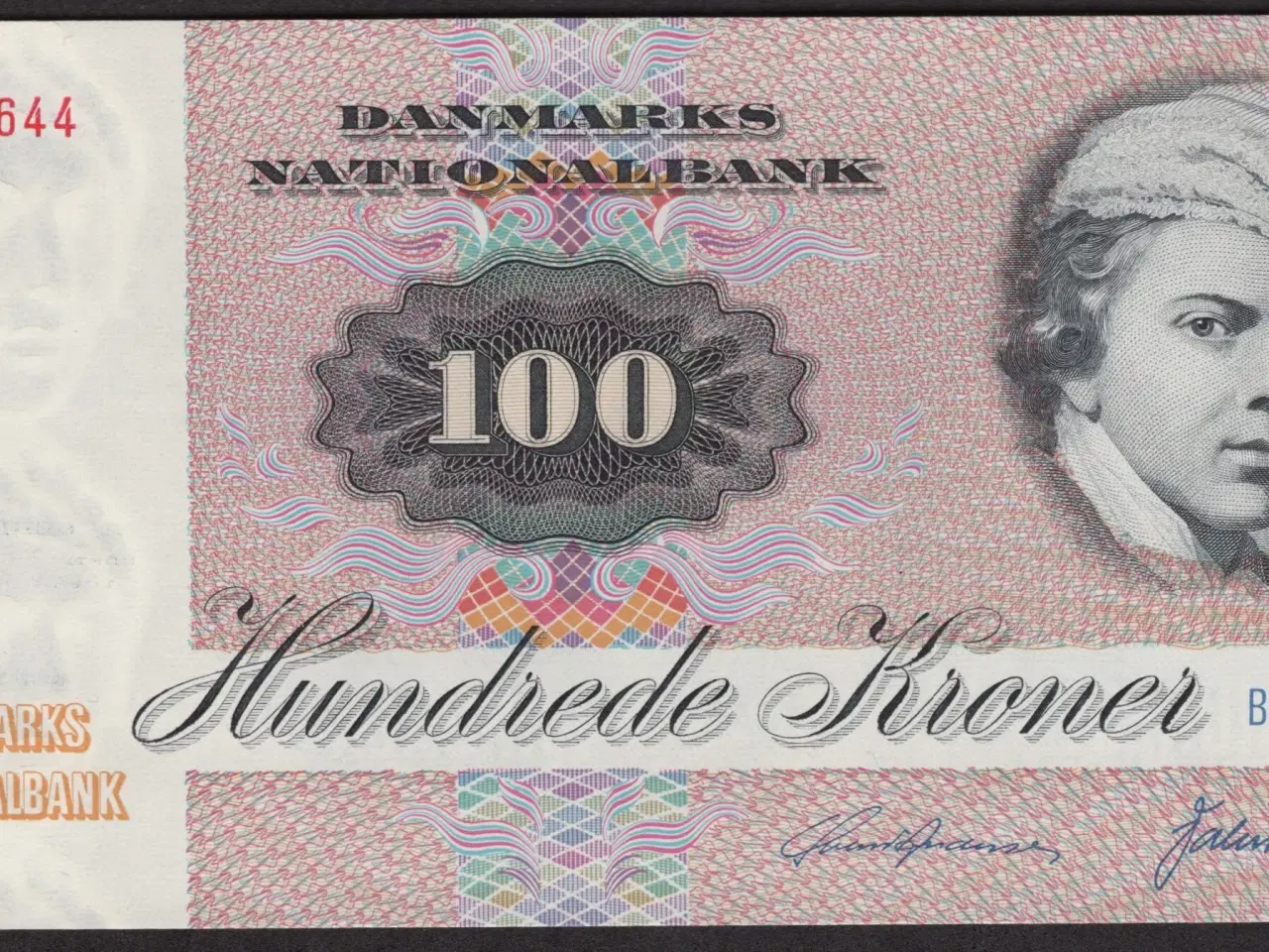Billede 1 - Danmark 100 Kroner B0 1978