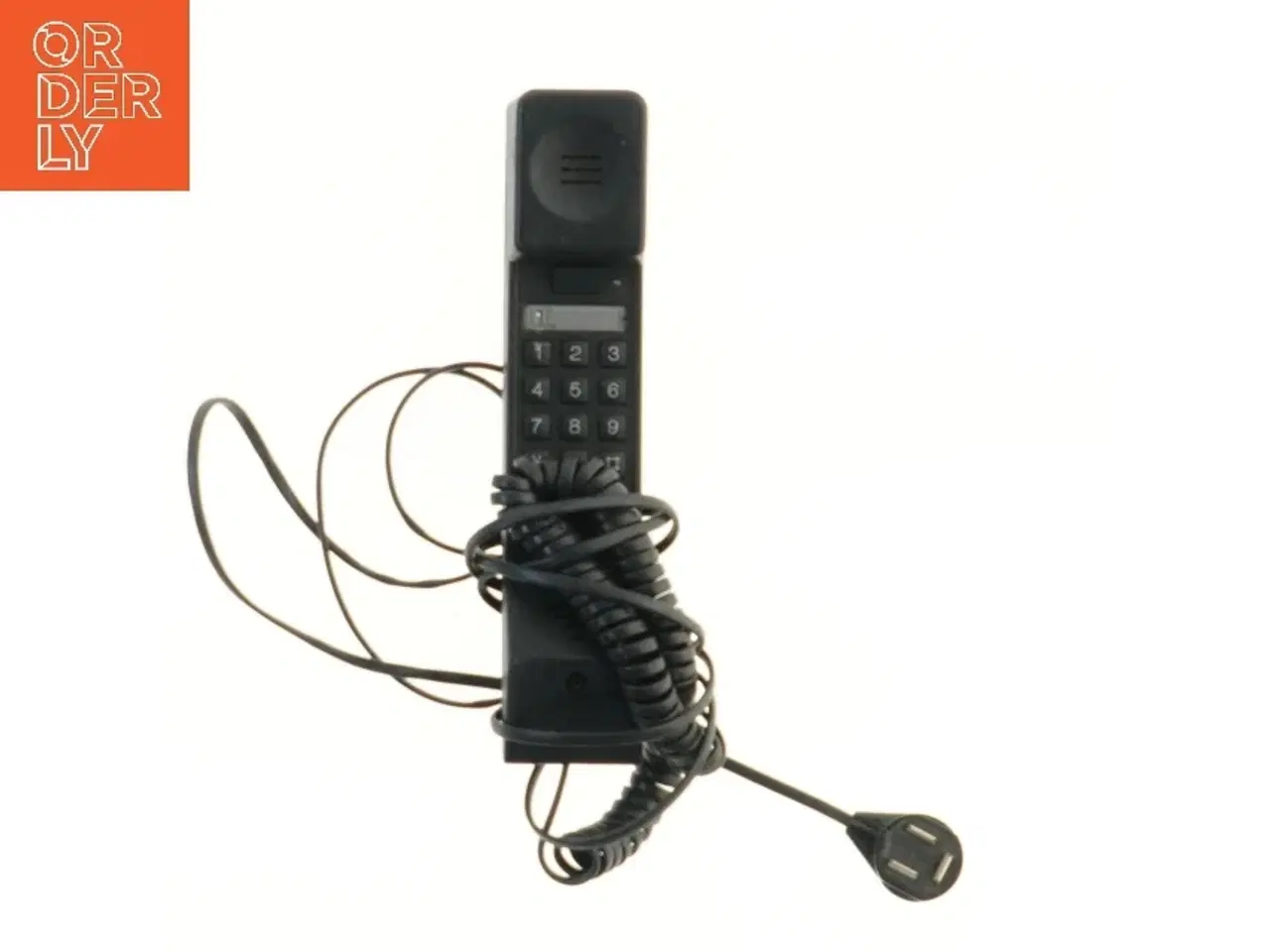 Billede 1 - Vintage telefon med ledning (str. 21,5 cm)