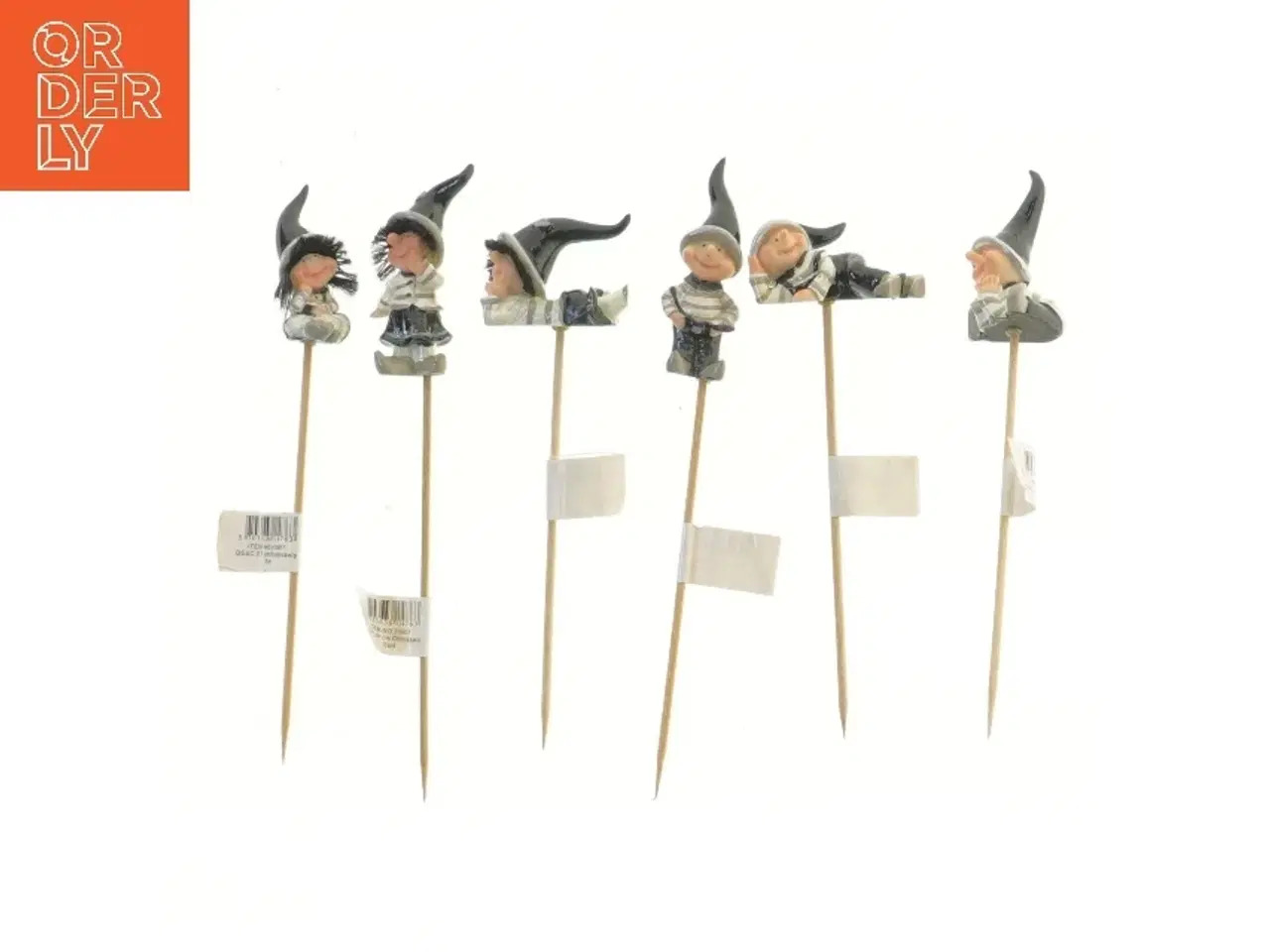 Billede 1 - Dekorative figurer på pinde (str. 21 cm)