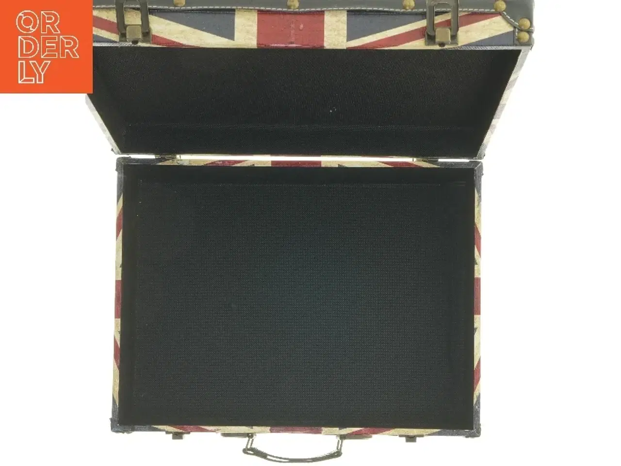 Billede 5 - Vintage kuffert med britisk flag (str. 40x30x14 cm)