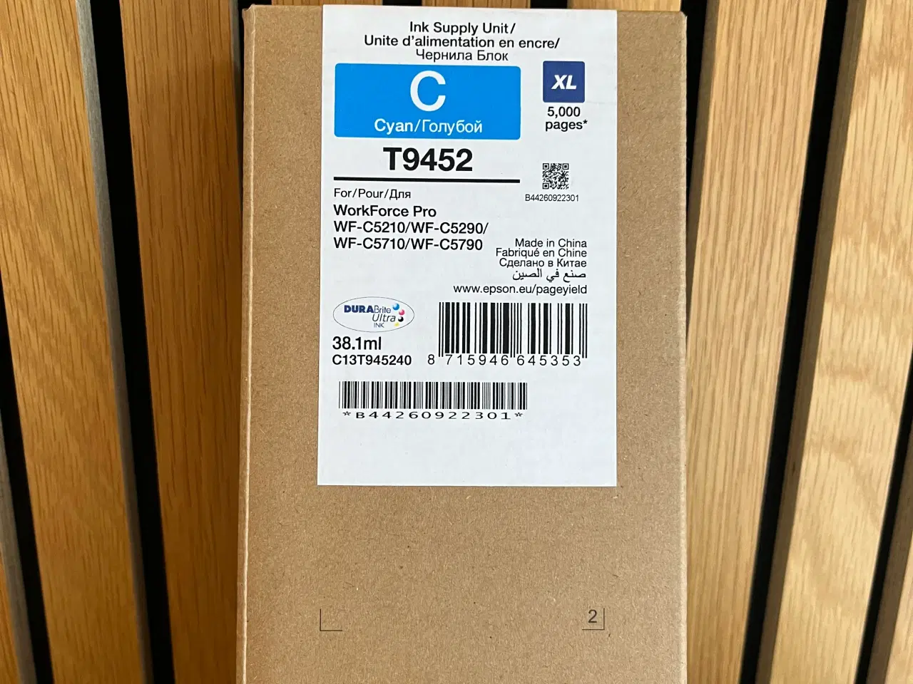 Billede 9 - Epson WorkForce Pro WF-C5290 printer med blækpatro