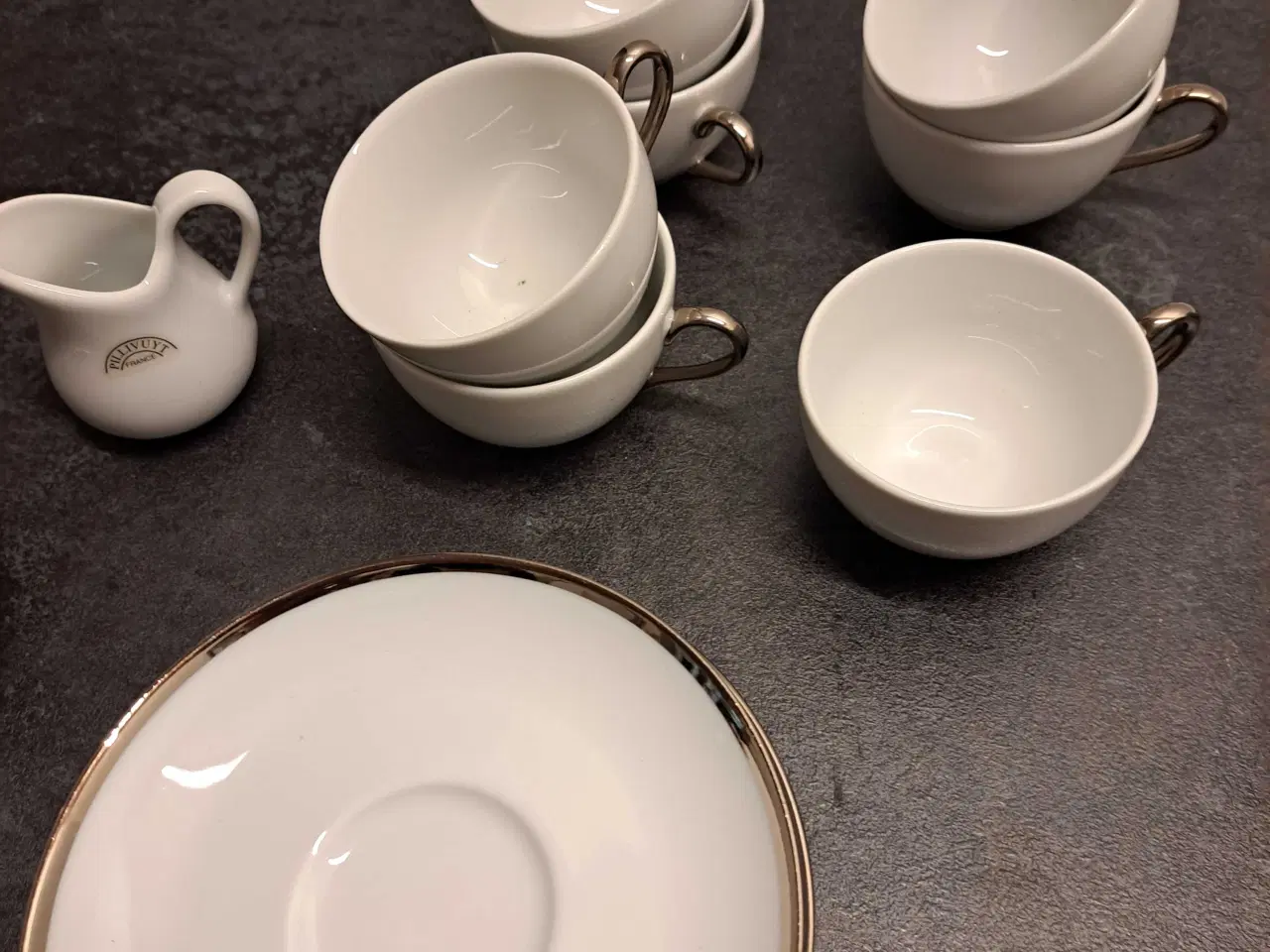 Billede 6 - Pillivuyt Bistro med sølvkant stel