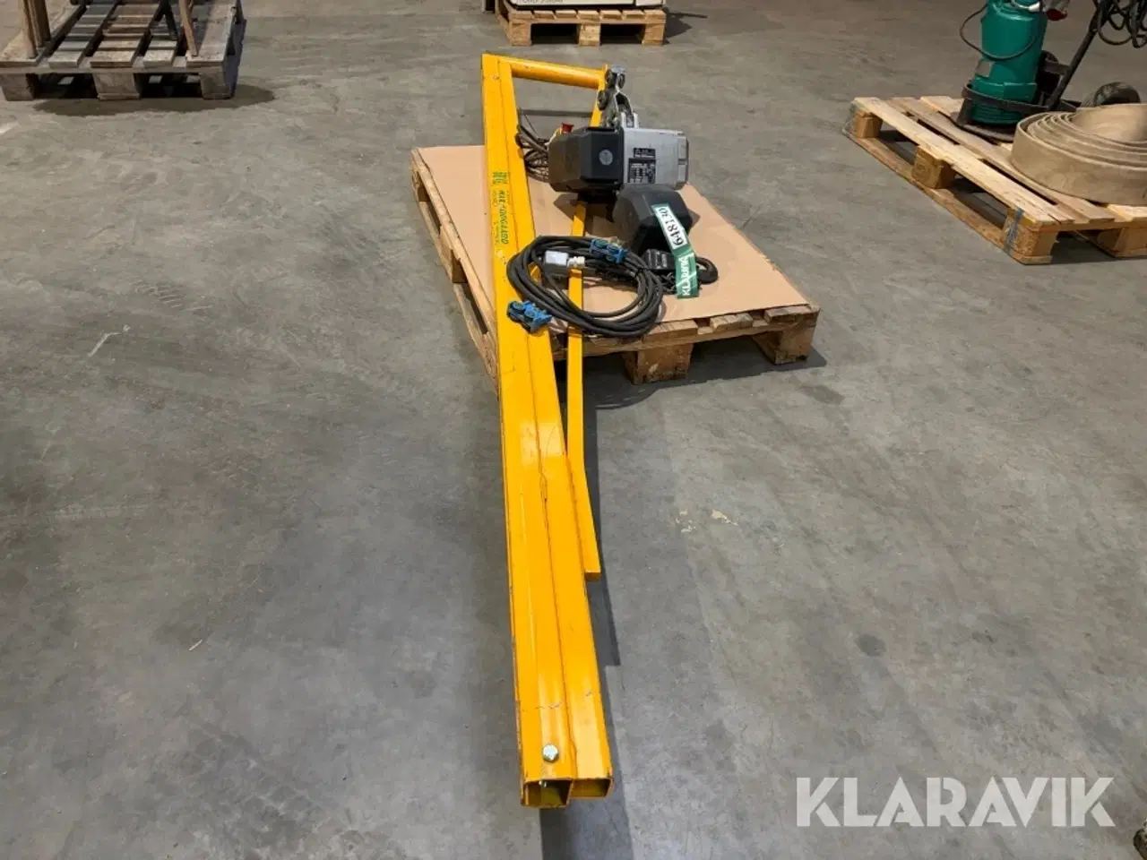 Billede 2 - Svingkran Max fodgaard 500 kg. Carl Stahl 620 elektrisk talje