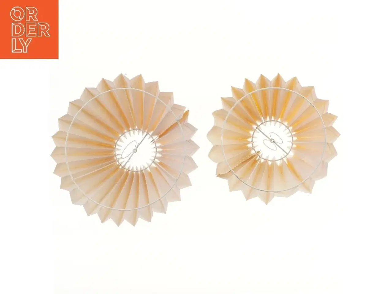 Billede 3 - Gule lampeskærme (str. Ø 28 og 32 cm)