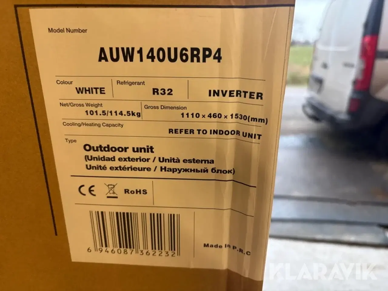 Billede 3 - Varmepumpe Hisense AUW140U6RP4 luft til luft