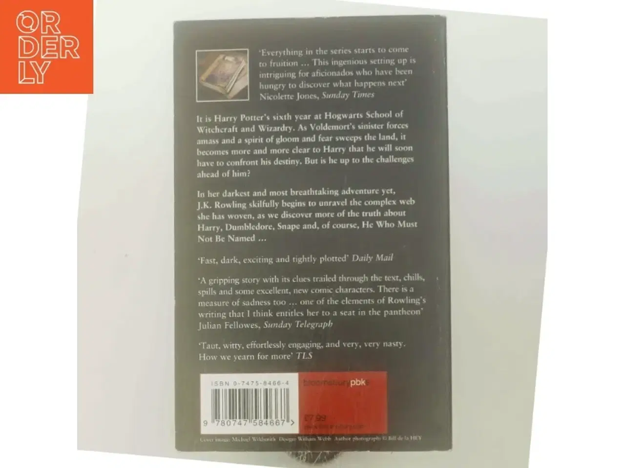 Billede 3 - Harry Potter half-blood prince af J. K. Rowling (Bog)