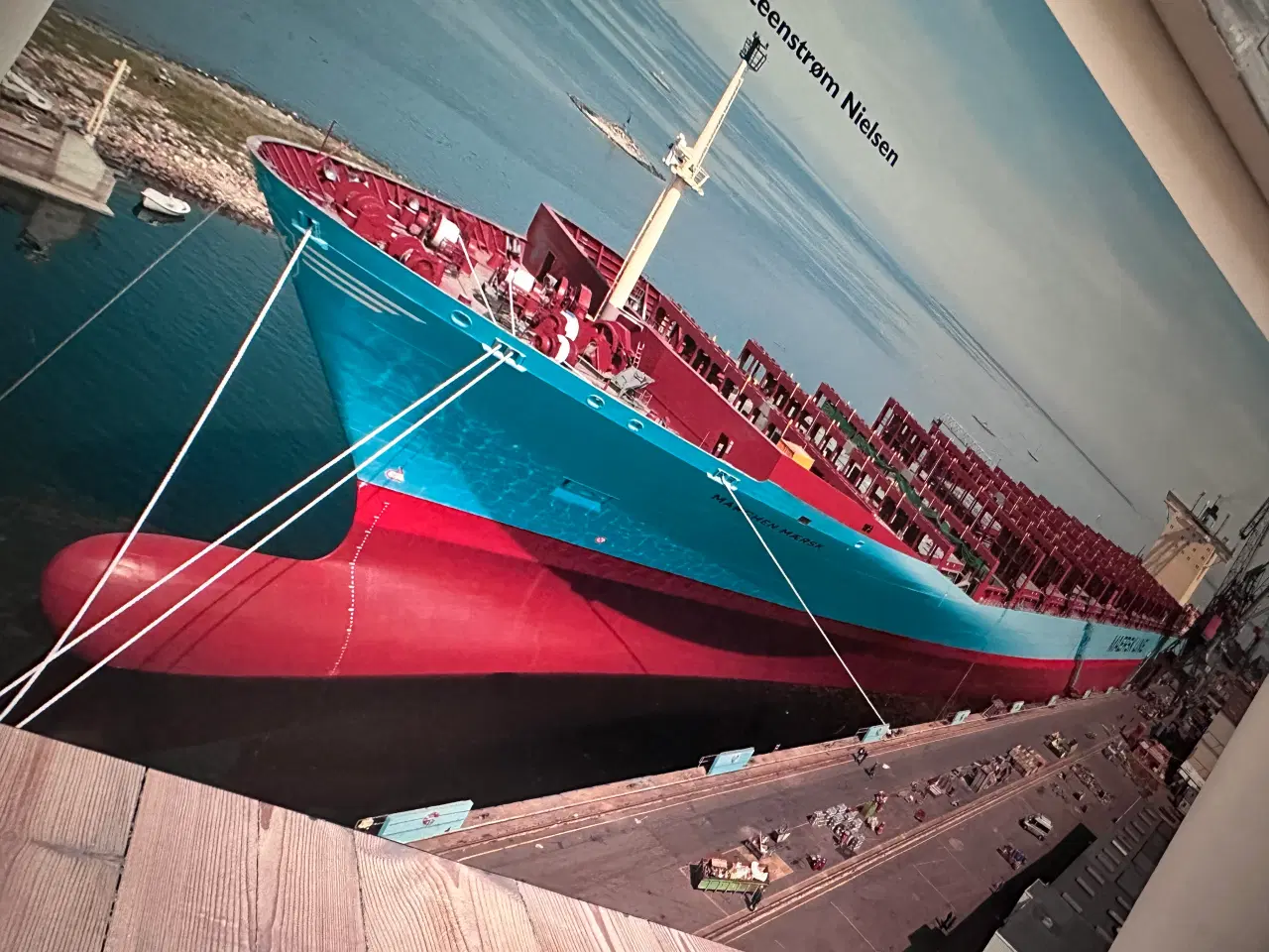 Billede 6 - Stor Mærsk plakat / planche med Marchen Mærsk