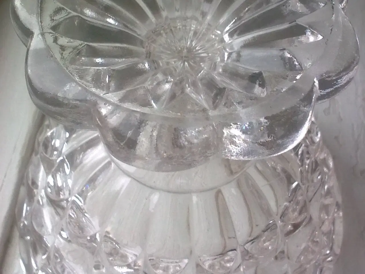 Billede 5 - Opsats og skål glas vinduer 