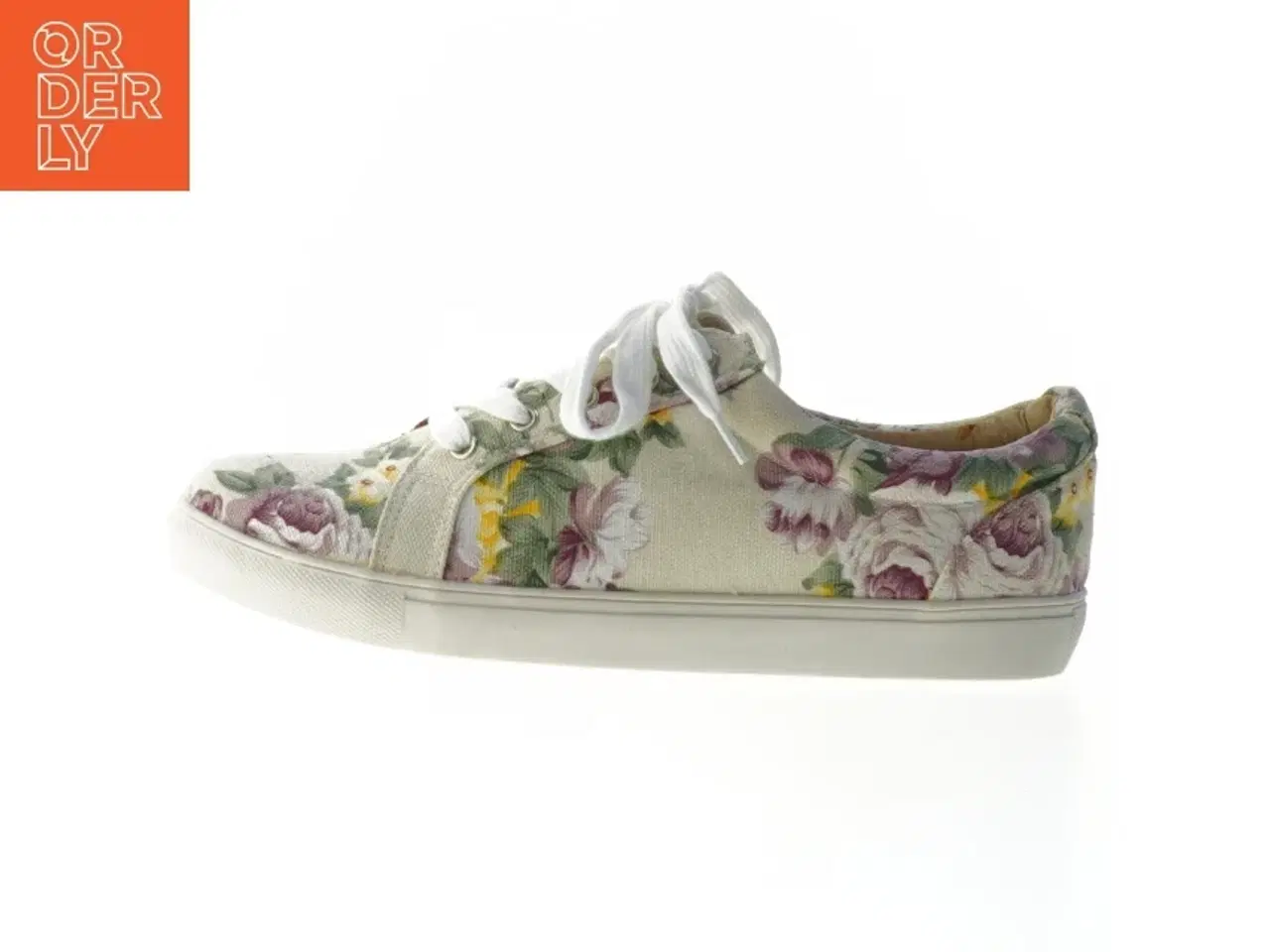 Billede 1 - Blomstertryk sneakers fra Cellbes (str. 41 )