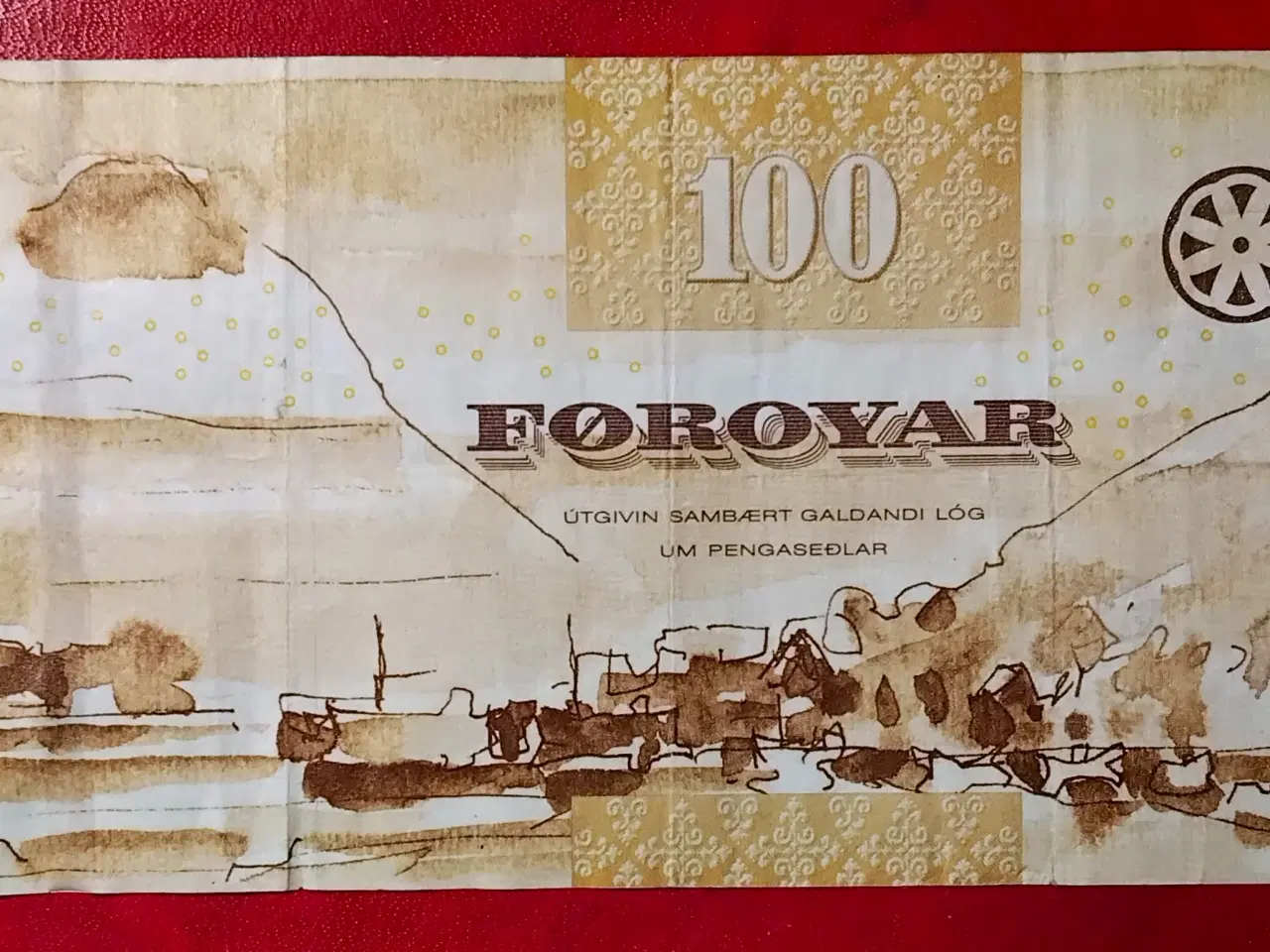 Billede 2 - FÆRØERNE FØROYAR 100 KRÓNUR / KRONER 2011 Torsk