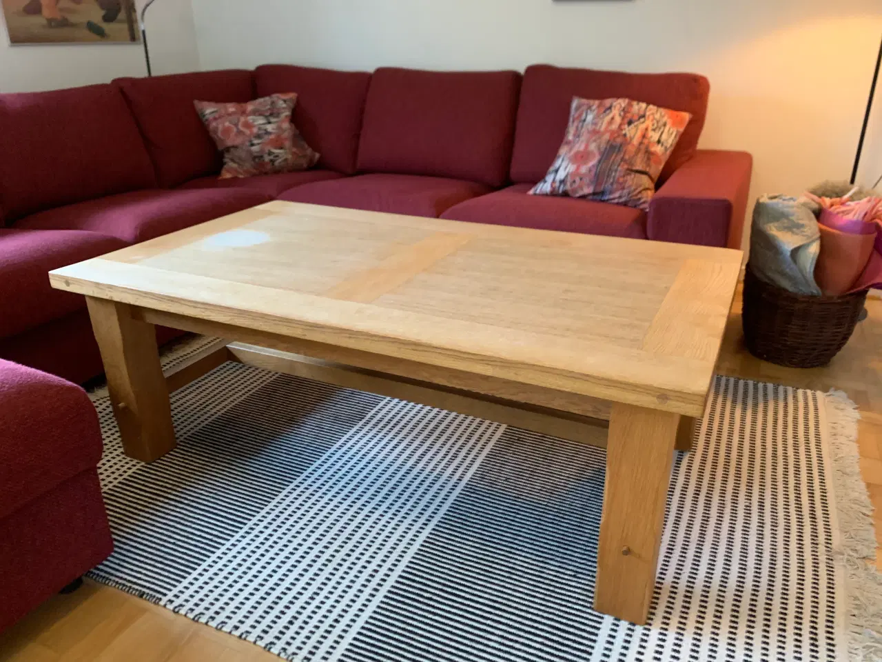 Billede 3 - Sofabord i egetræ