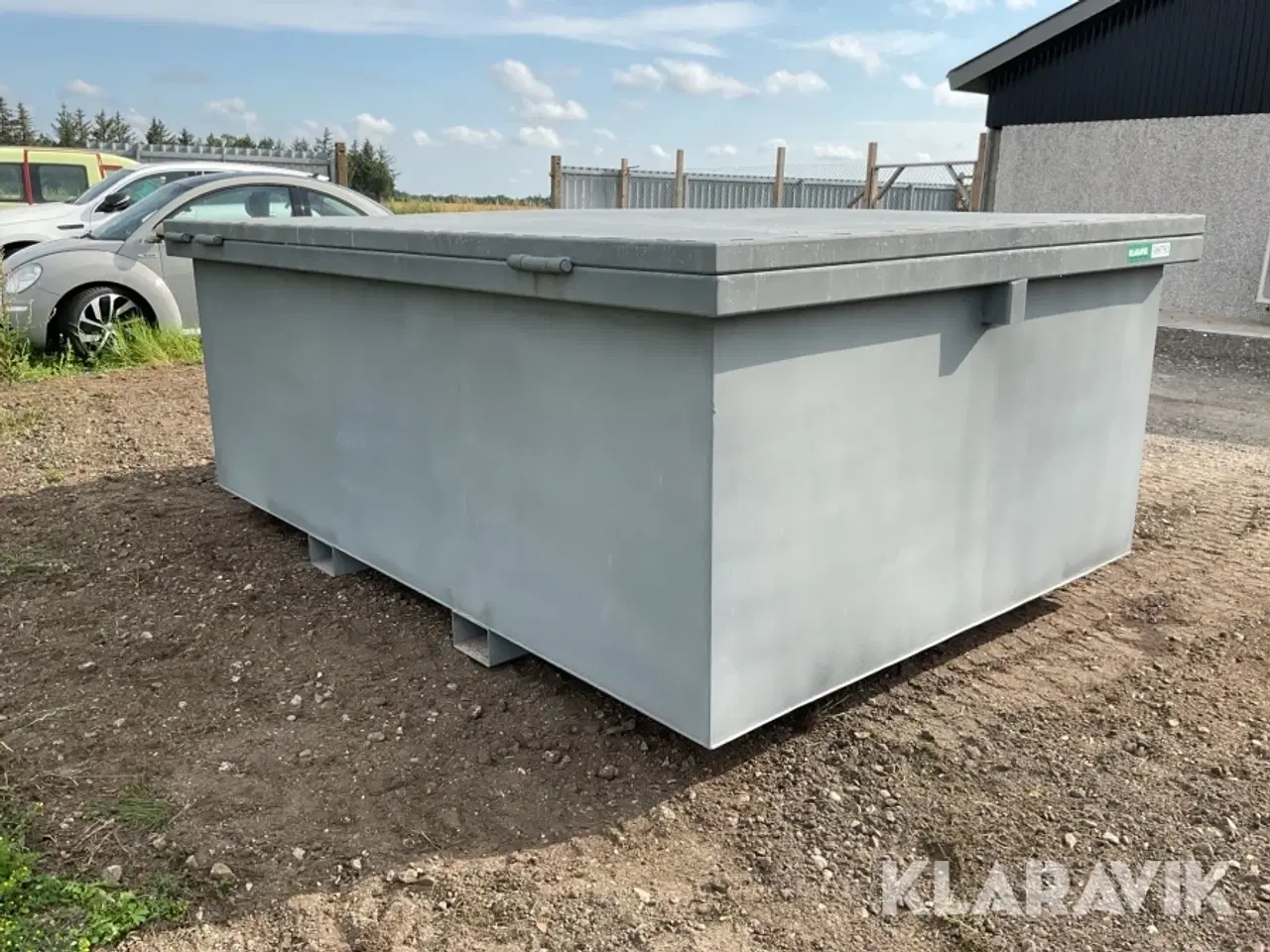 Billede 3 - Opbevaringscontainer - sandblæst og metalliseret