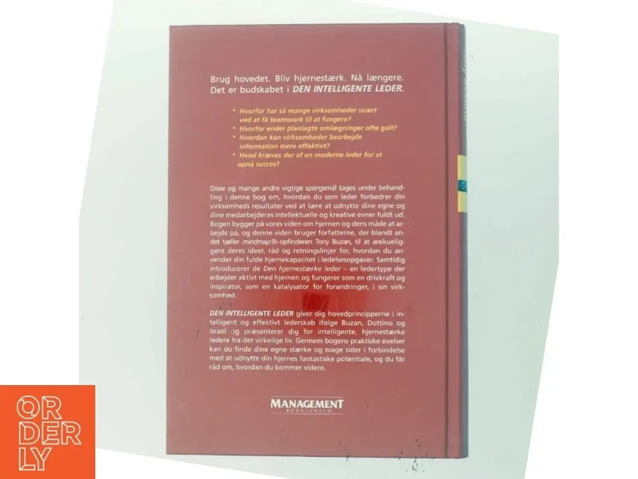 Billede 3 - Den intelligente leder af Tony Buzan (Bog)