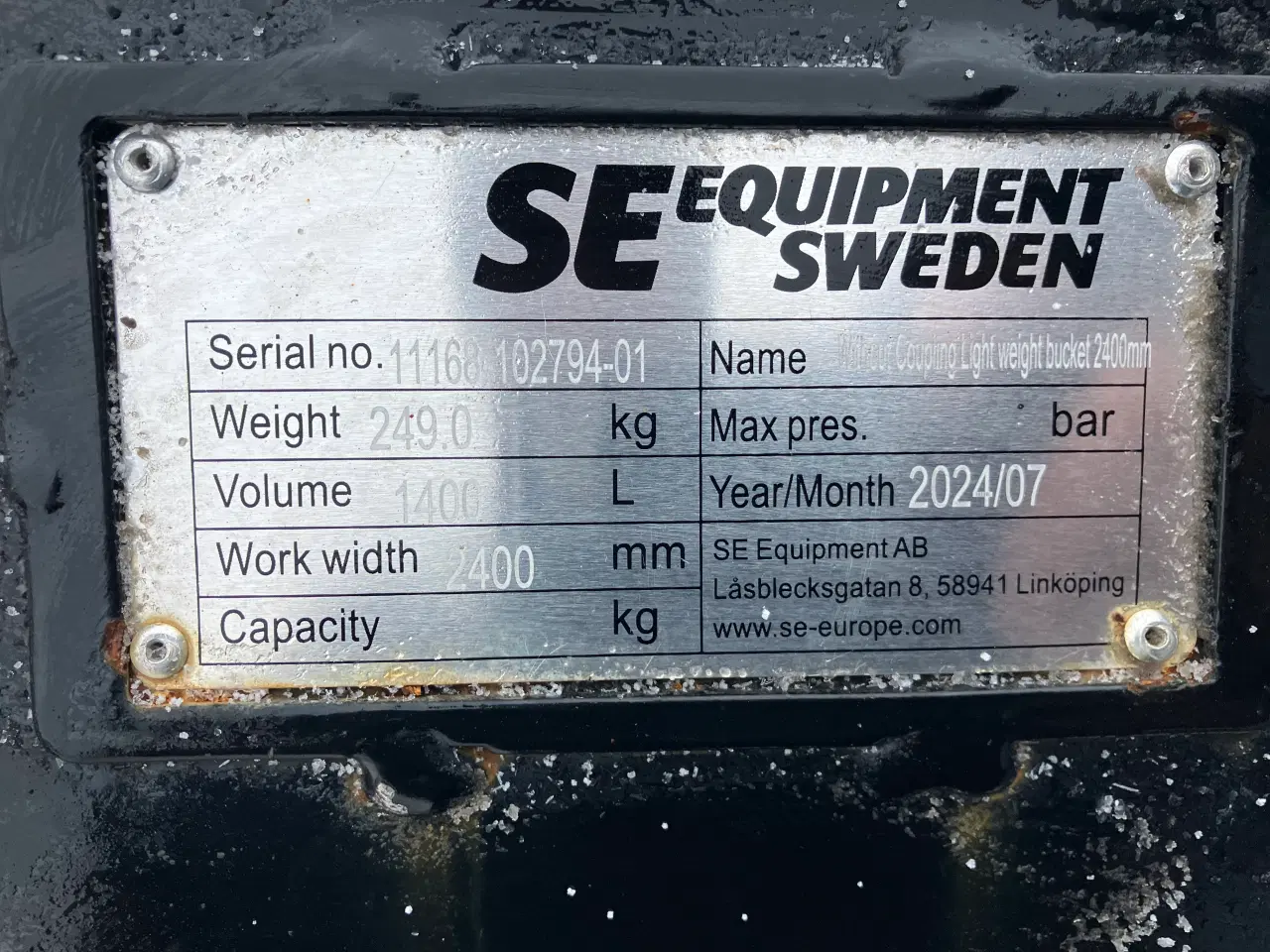 Billede 4 - Manitou NY skovl 240cm 