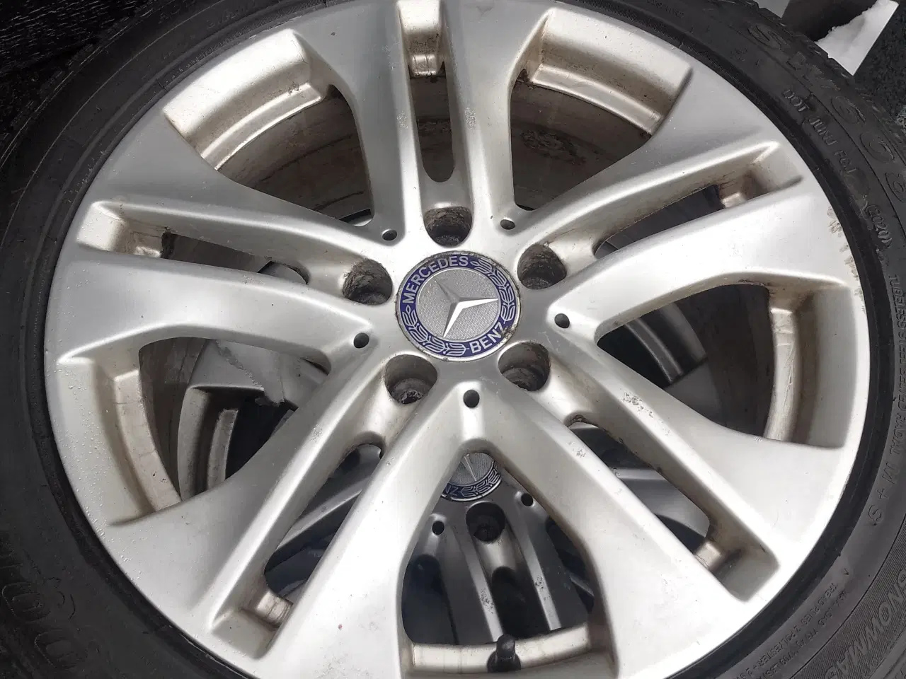 Billede 1 - Mercedes alufælge m vinterdæk