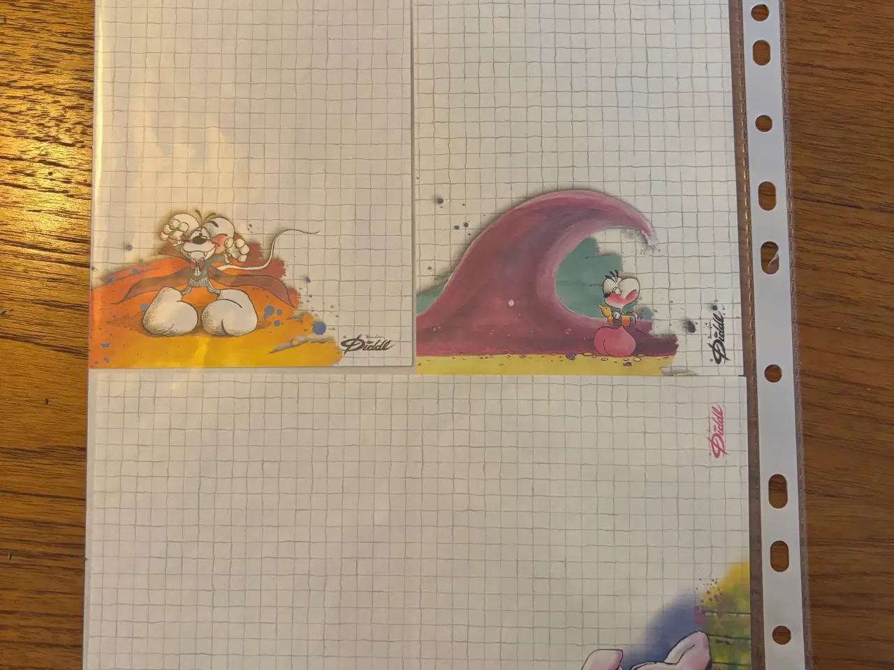 Billede 1 - Stor samling Diddl papir, både gammelt og nyt