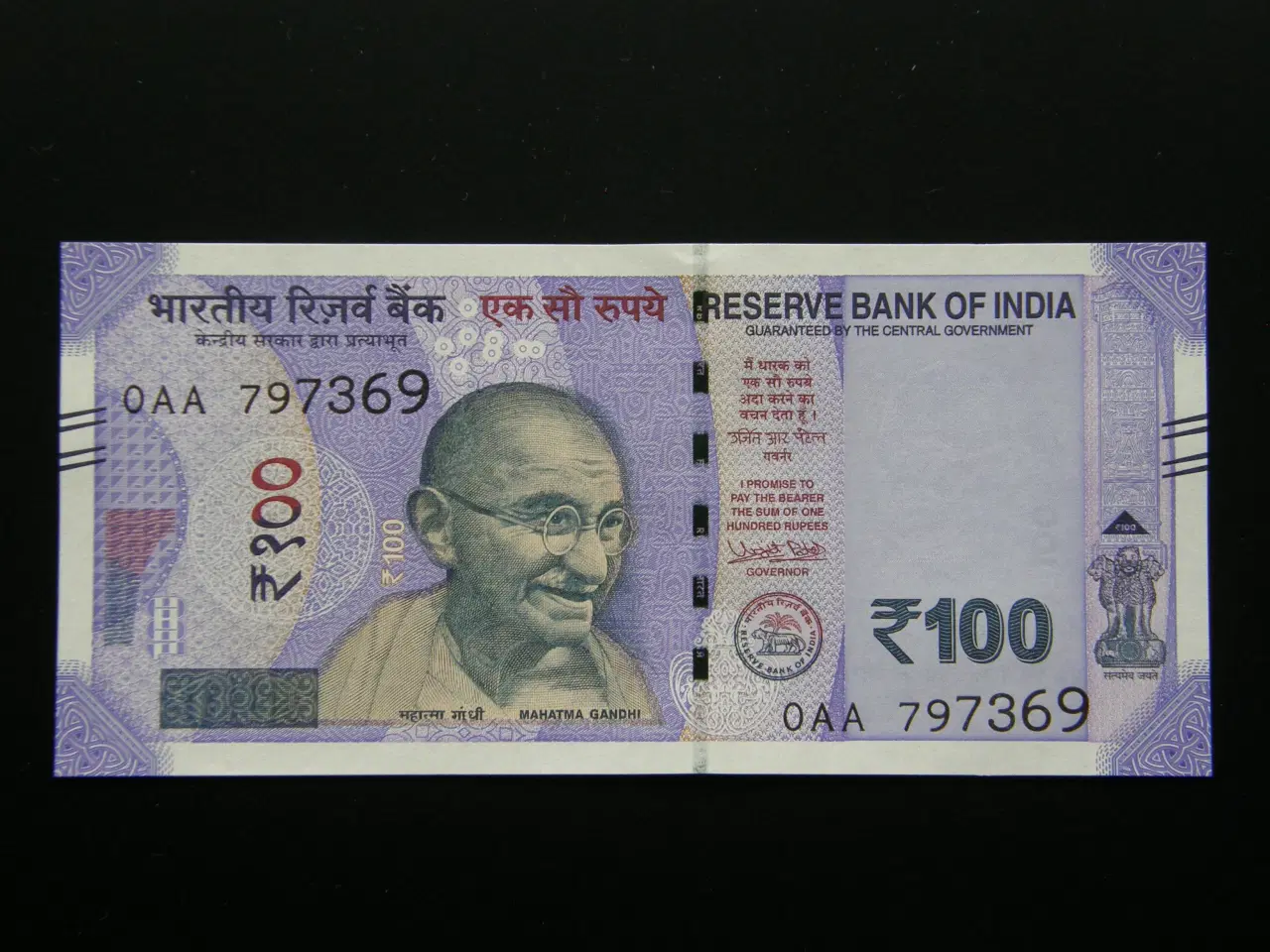 Billede 1 - Indien  100 Rupees  2018  Unc.