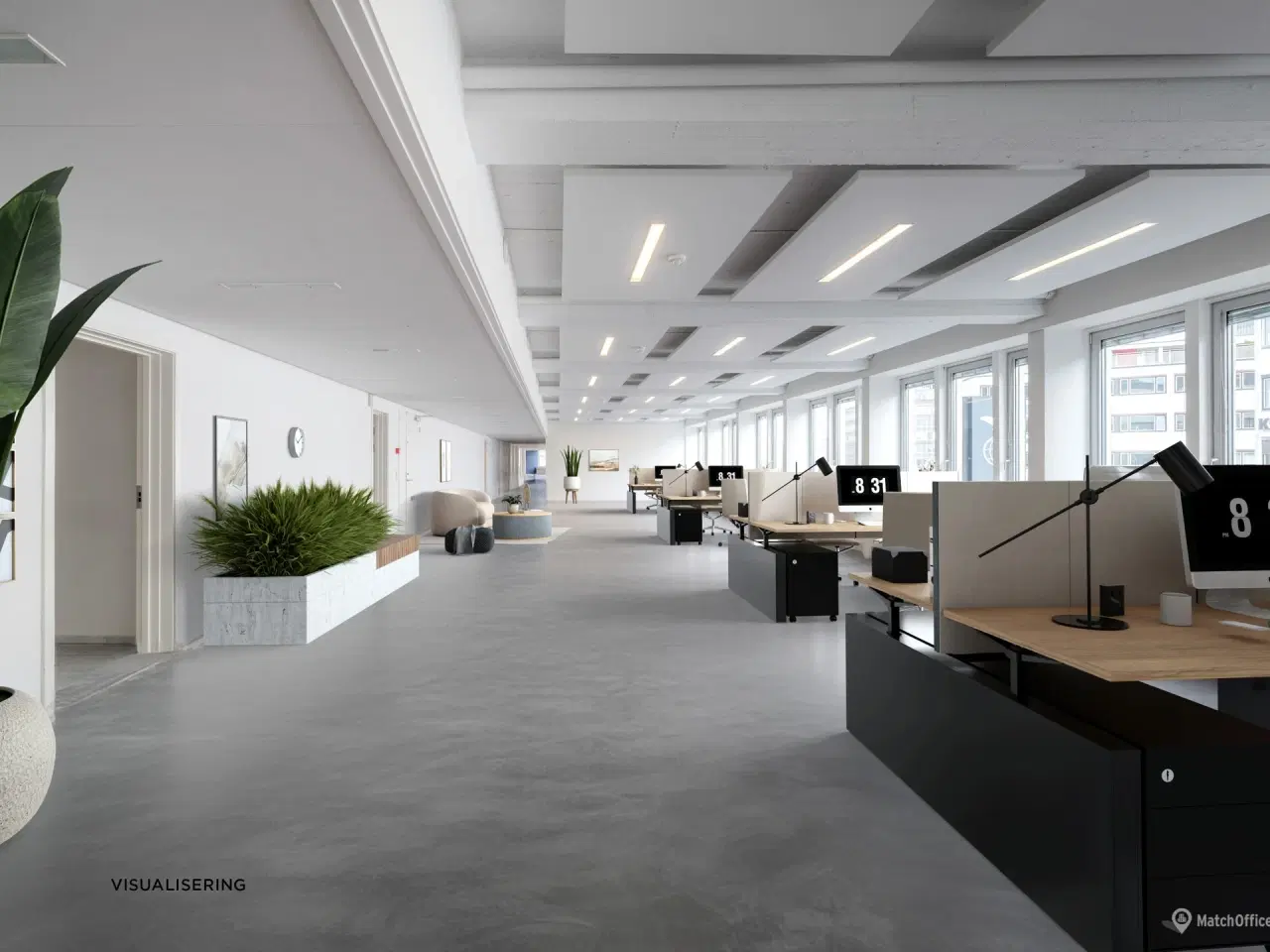 Billede 1 - Centralt og lyst kontorlejemål 50 meter fra metro