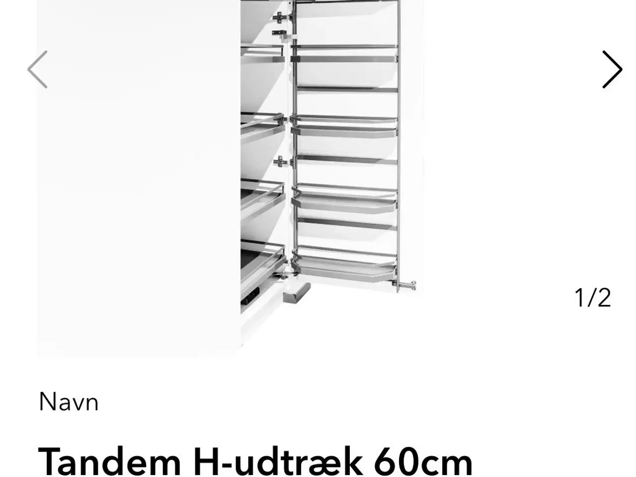 Billede 2 - Hyldeudtræk fra KVIK til højskab