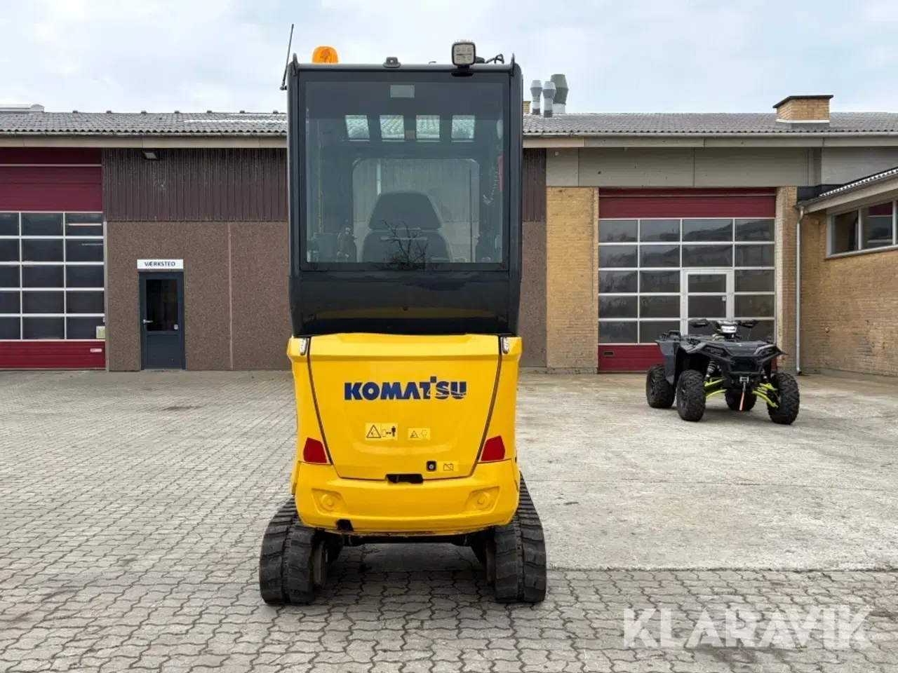 Billede 4 - Minigraver Komatsu PC 20 R-5 med skovlpakke