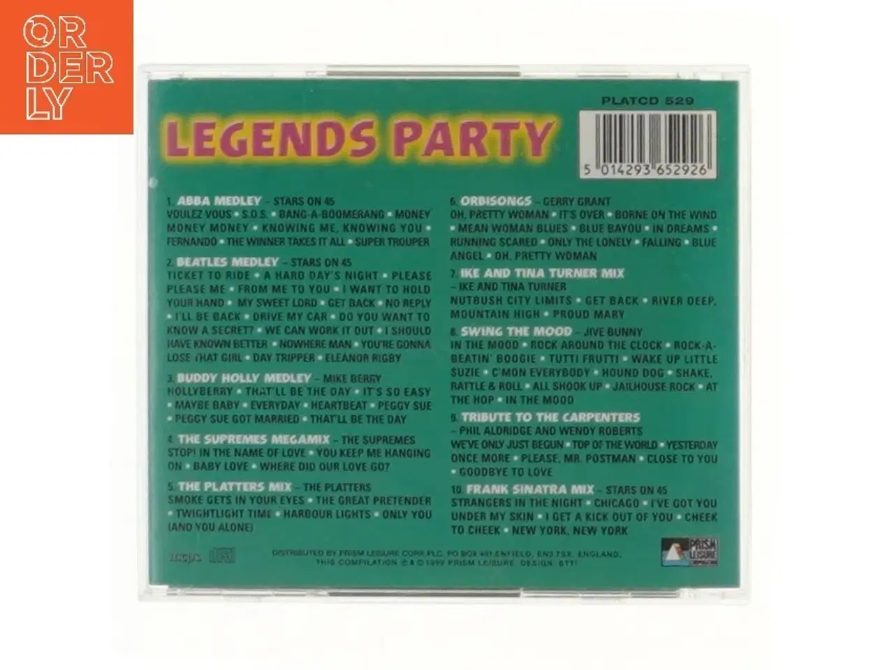 Billede 2 - Party Party Legends CD