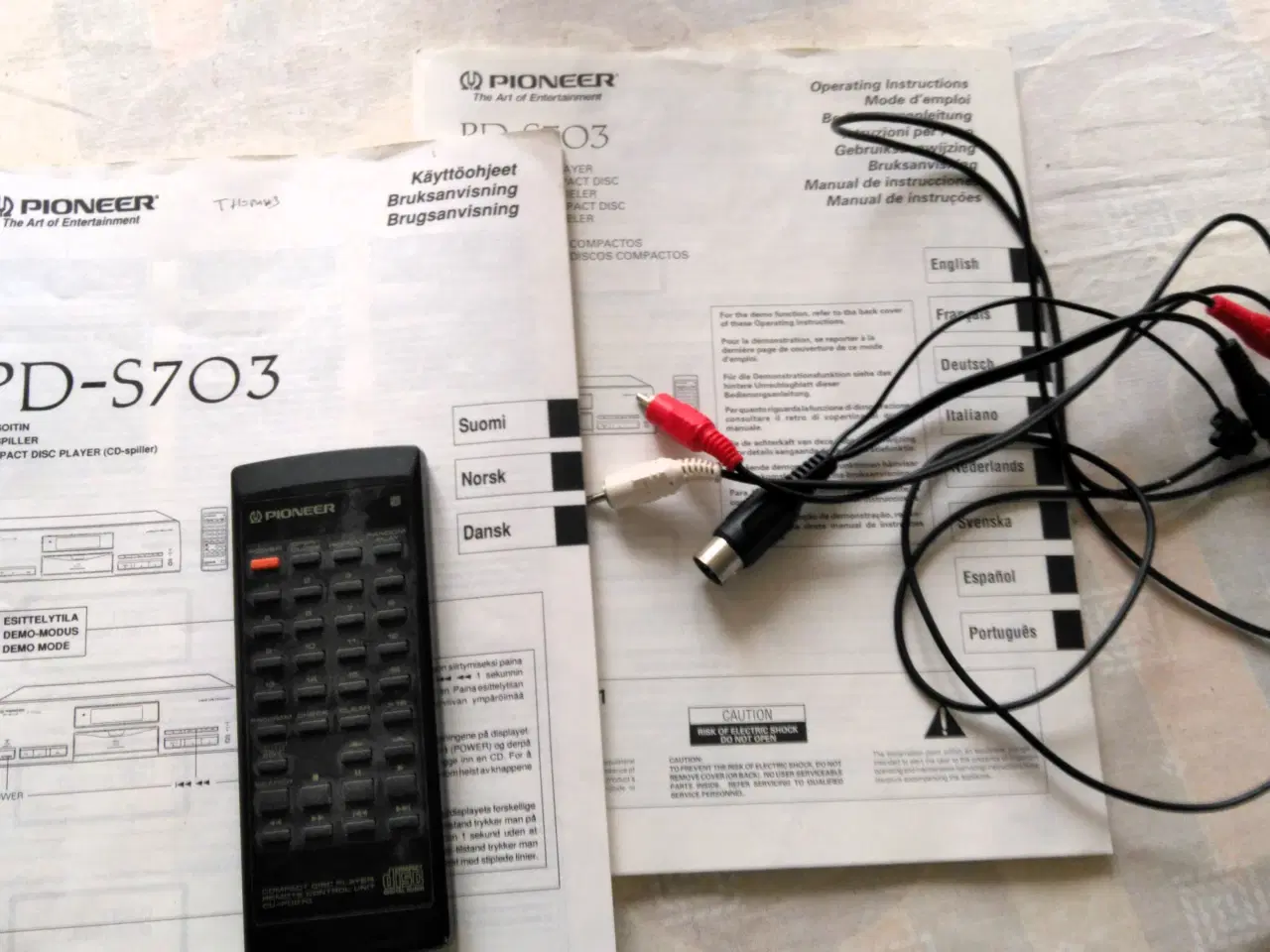 Billede 2 - Flot Pioner compact cd afspiller PD S 703.