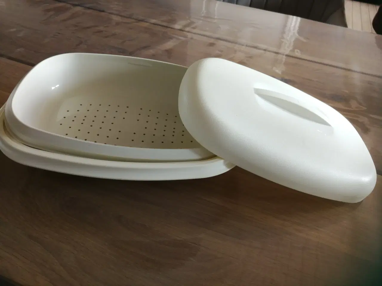 Billede 2 - Tupperware microfad med dampindsats 