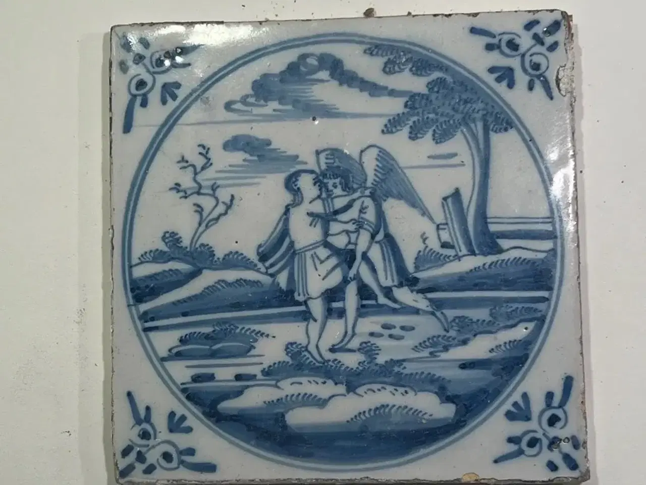 Billede 9 - Hollandske Delft klinker med religiøse motiver