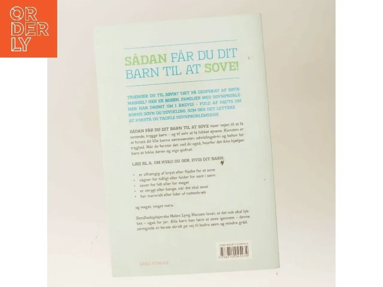 Billede 3 - Sådan får du dit barn til at sove af Helen Lyng Hansen (Bog)