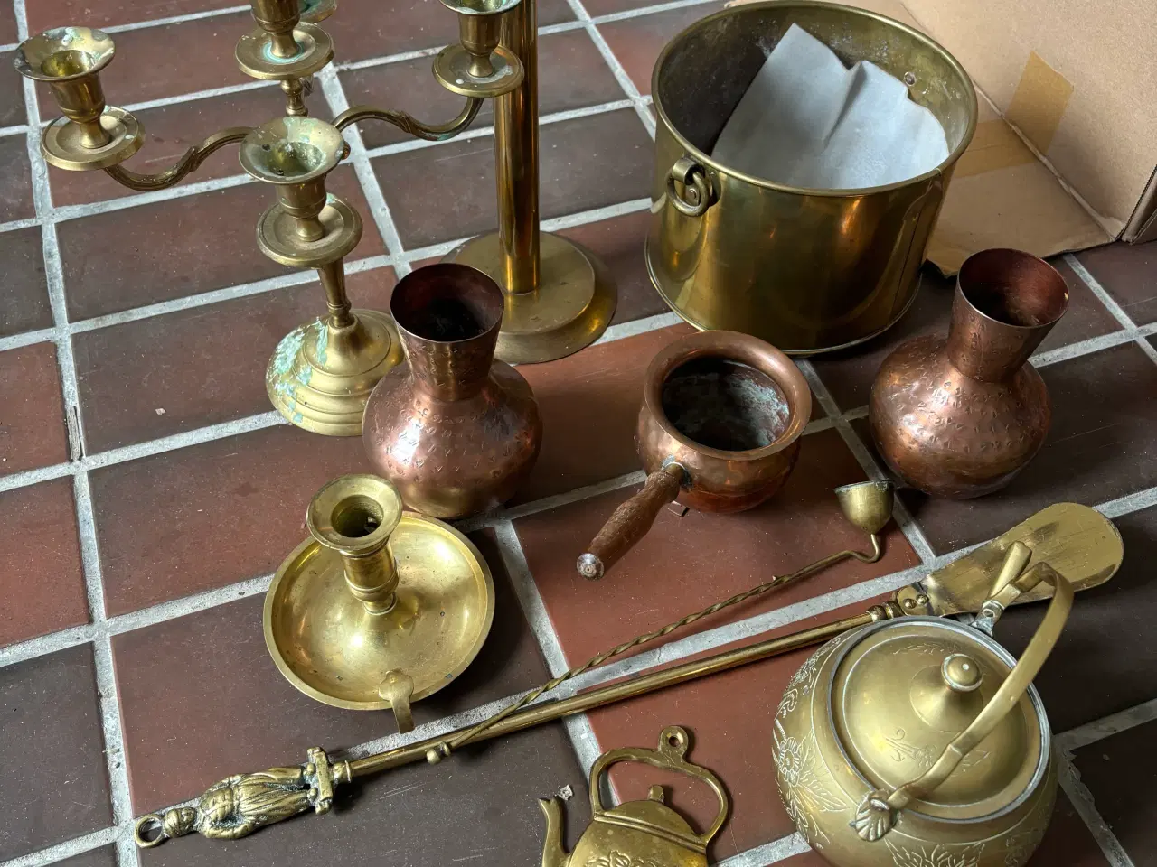 Billede 1 - Diverse messing og kobber ting