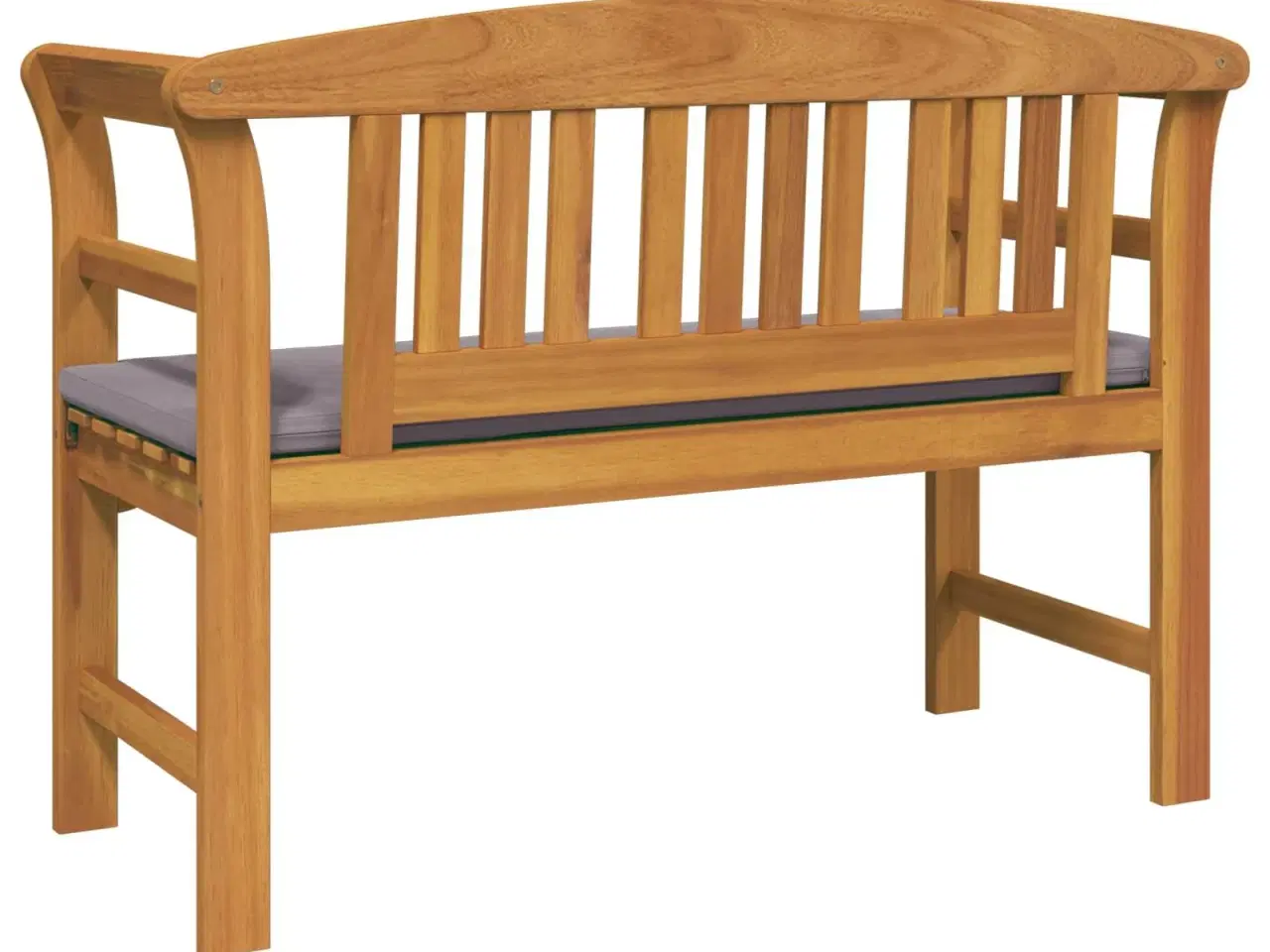 Billede 6 - Bænk Naturlig Olie Finish 114 x 46 x 82,5 cm Massivt Akacietræ