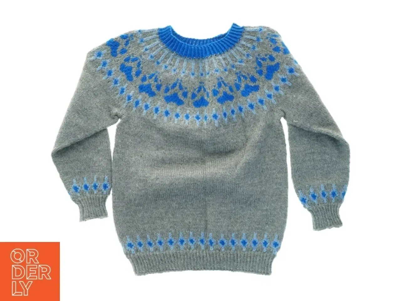 Billede 1 - Strikket sweater (str. 40 x, 54 cm ærme 39 cm)