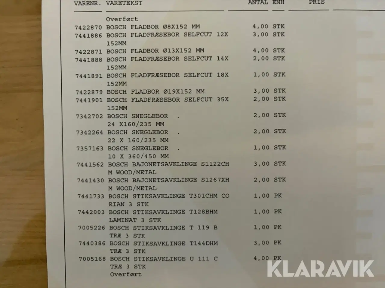 Billede 8 - Blandet parti Bosch bits bor klinger og slibepapir