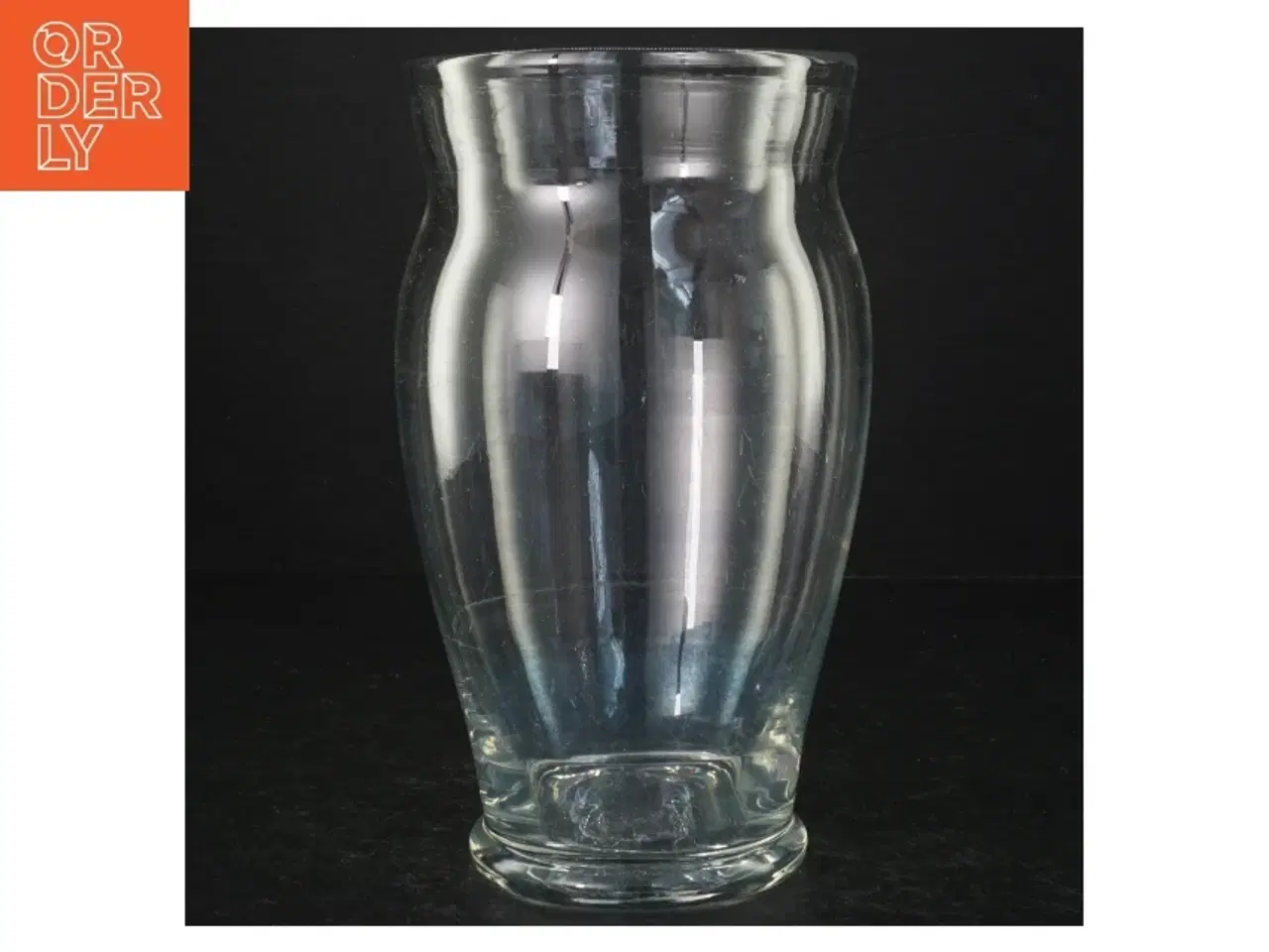 Billede 1 - Glasvase (str. 22,5 cm)