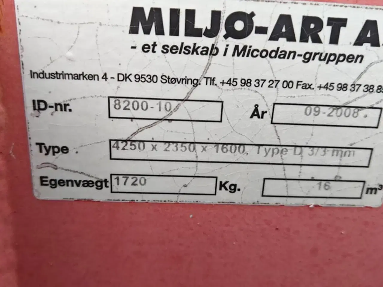 Billede 7 - - - - - - - Micodan 16 m3 container