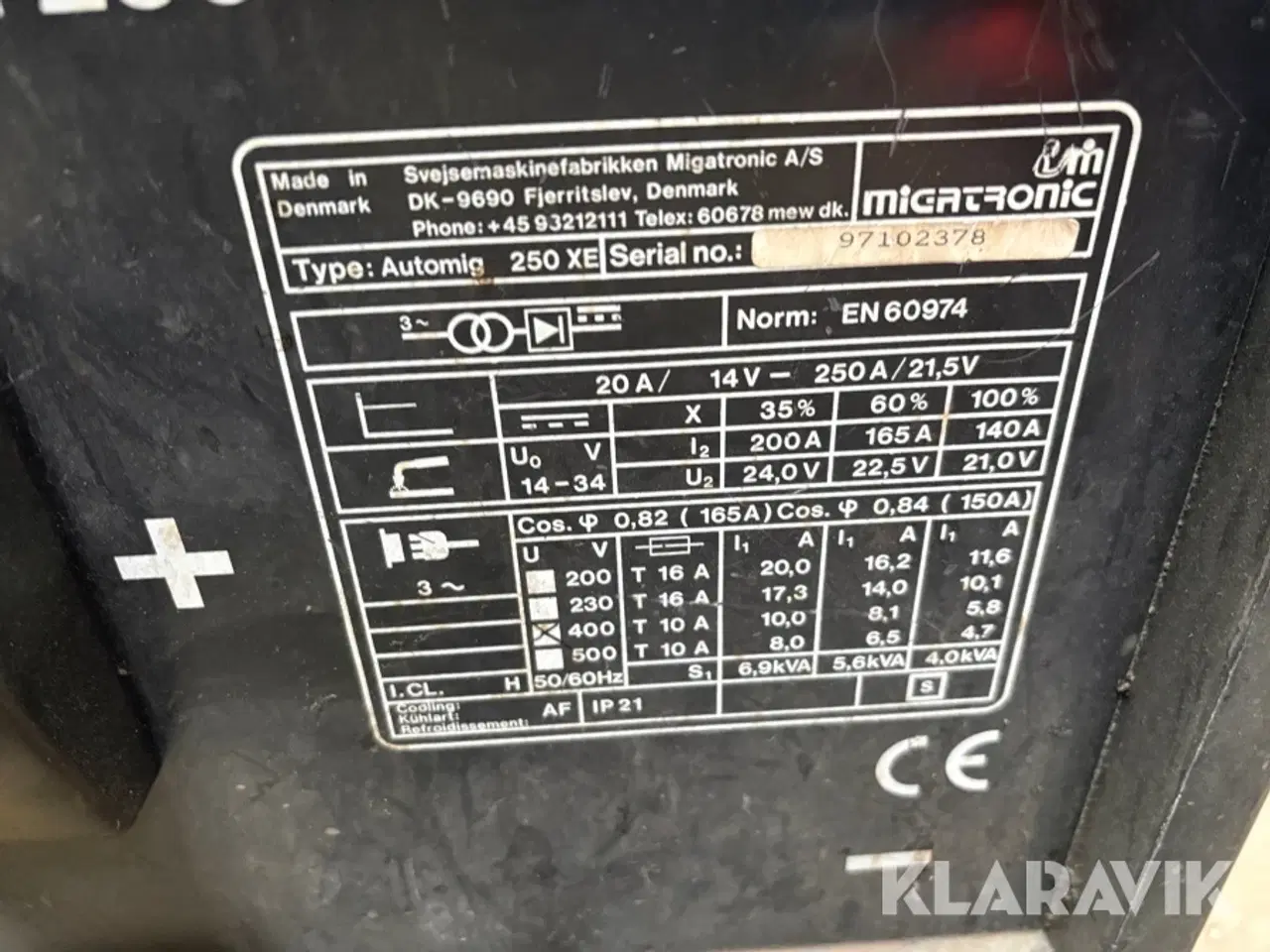 Billede 8 - Svejsemaskine Migatronic 250 xe