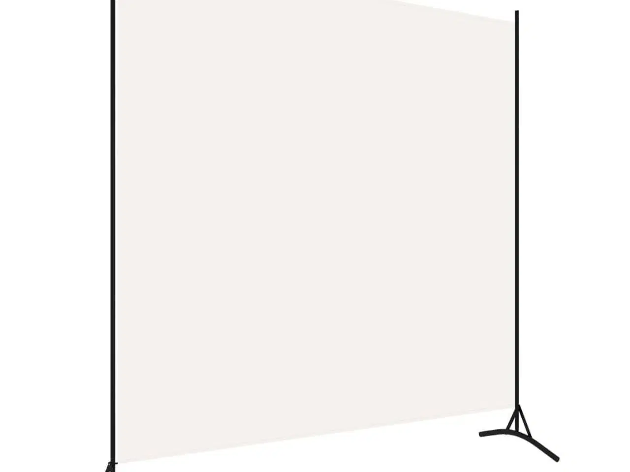 Billede 2 - Rumdeler 175x180 cm stof hvid
