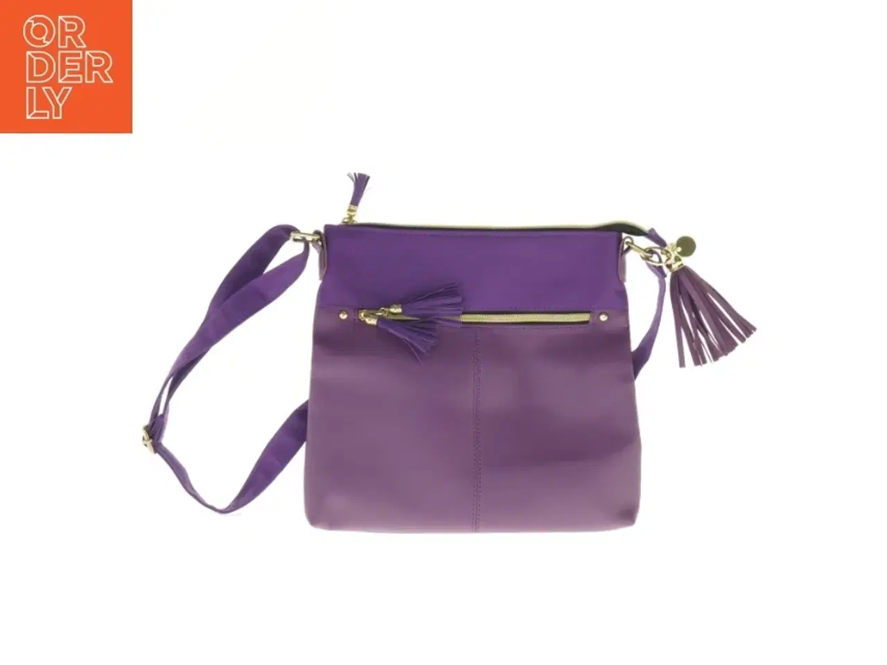 Billede 1 - Lilla crossbody taske (str. 28 x 27 cm)